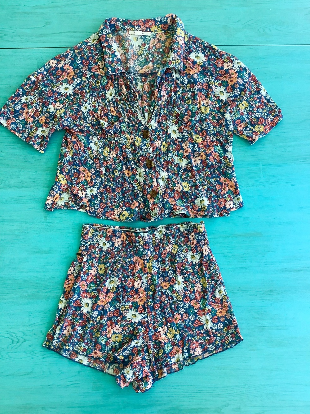 O’Neill Ditsy Floral Short and Shirt Set
